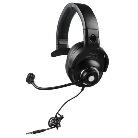 Single-sided headset for broadcasting and studio communication applications